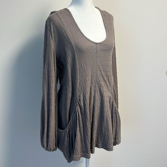 Free People Bayside Mini Dress Taupe S - Picture 3 of 9